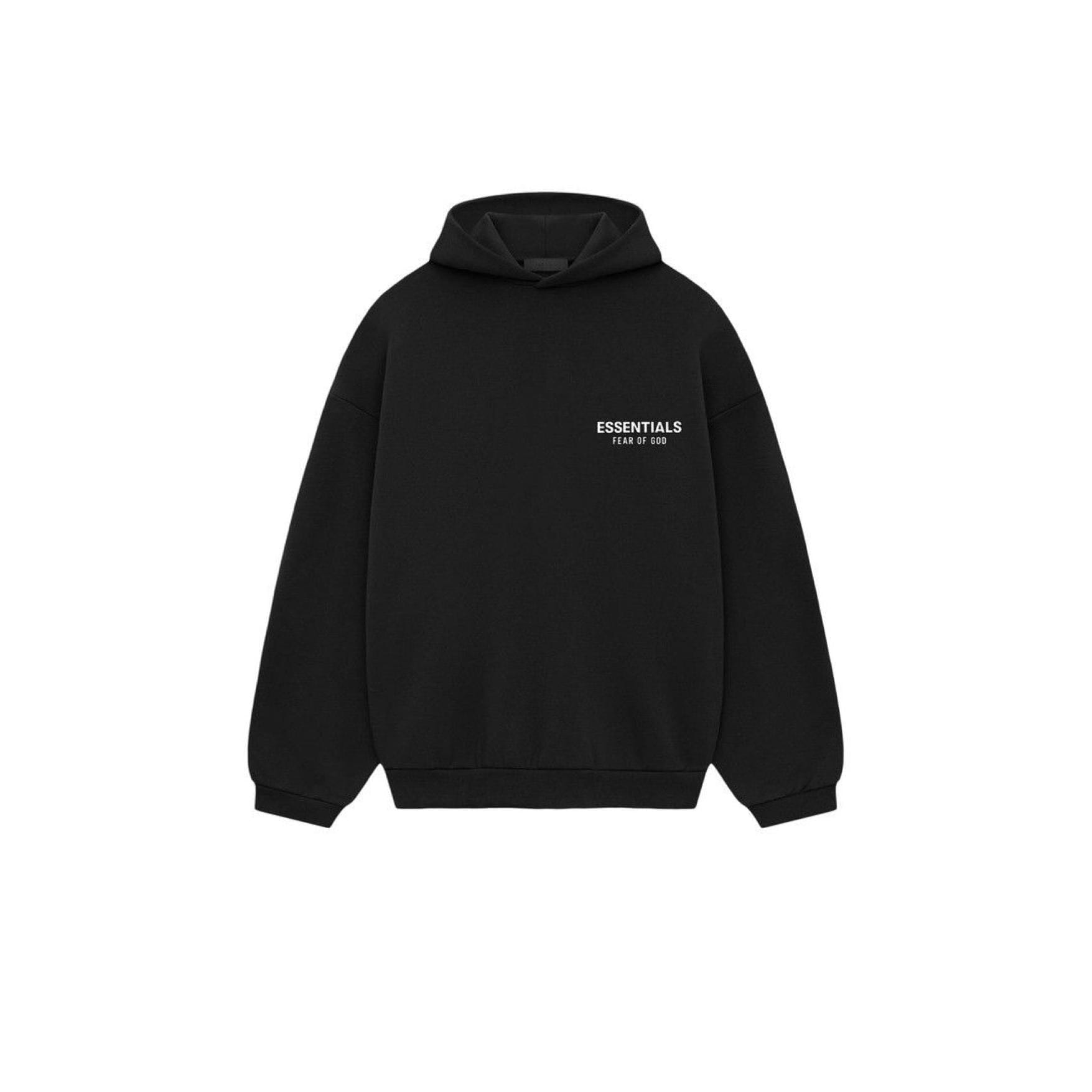 Fear Of God Essentials Pull-Over Hoodie 2024 “Jet Black”