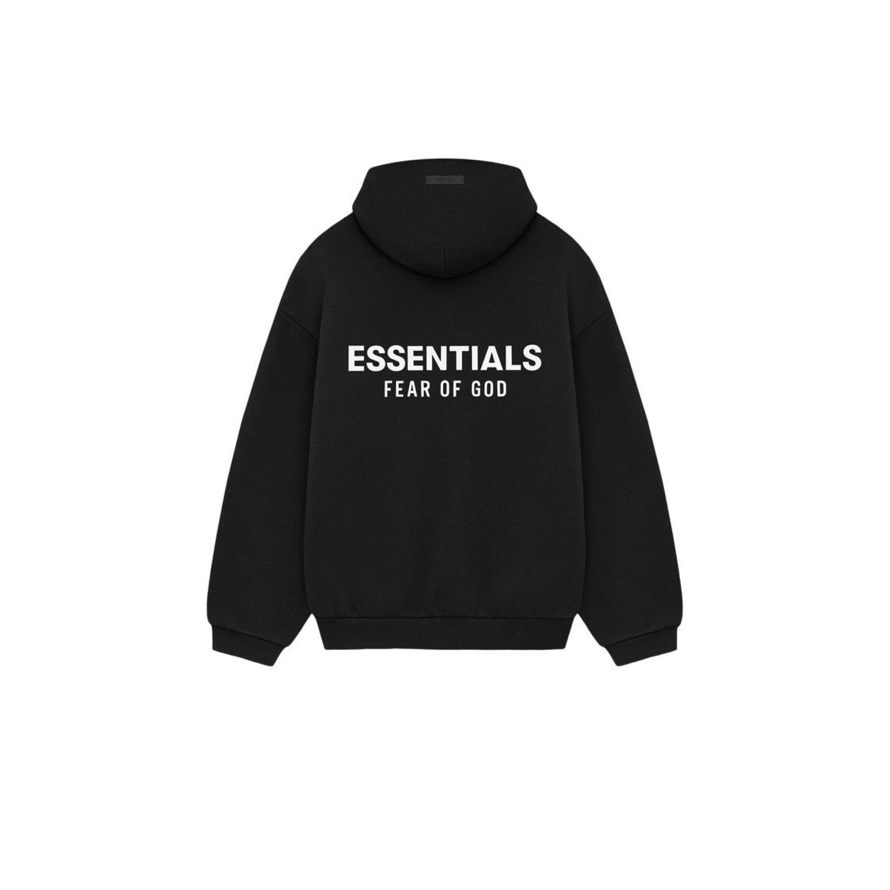 Fear Of God Essentials Pull-Over Hoodie 2024 “Jet Black”