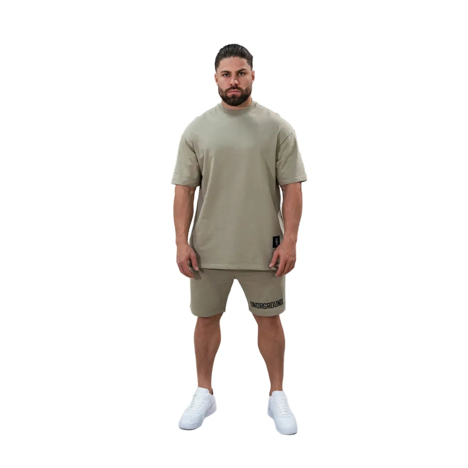 Undrground Relaxed Fit T-Shirt 'Combat Khaki'