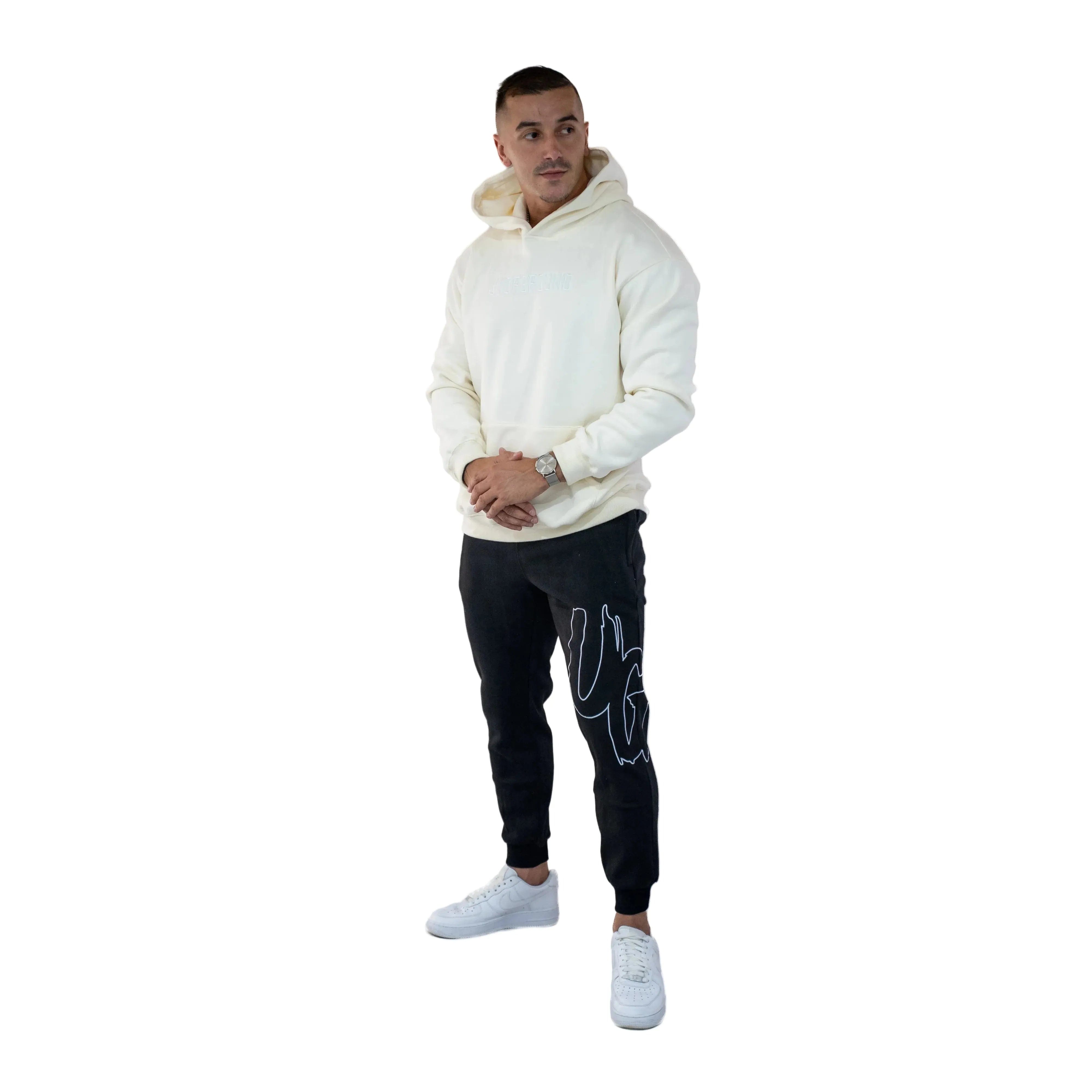 Undrground Moving In Silence Hoodie 'Cream'