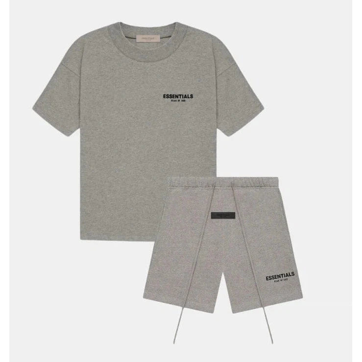 Fear Of God Essentials 'Dark Oatmeal' Shorts Summer Set