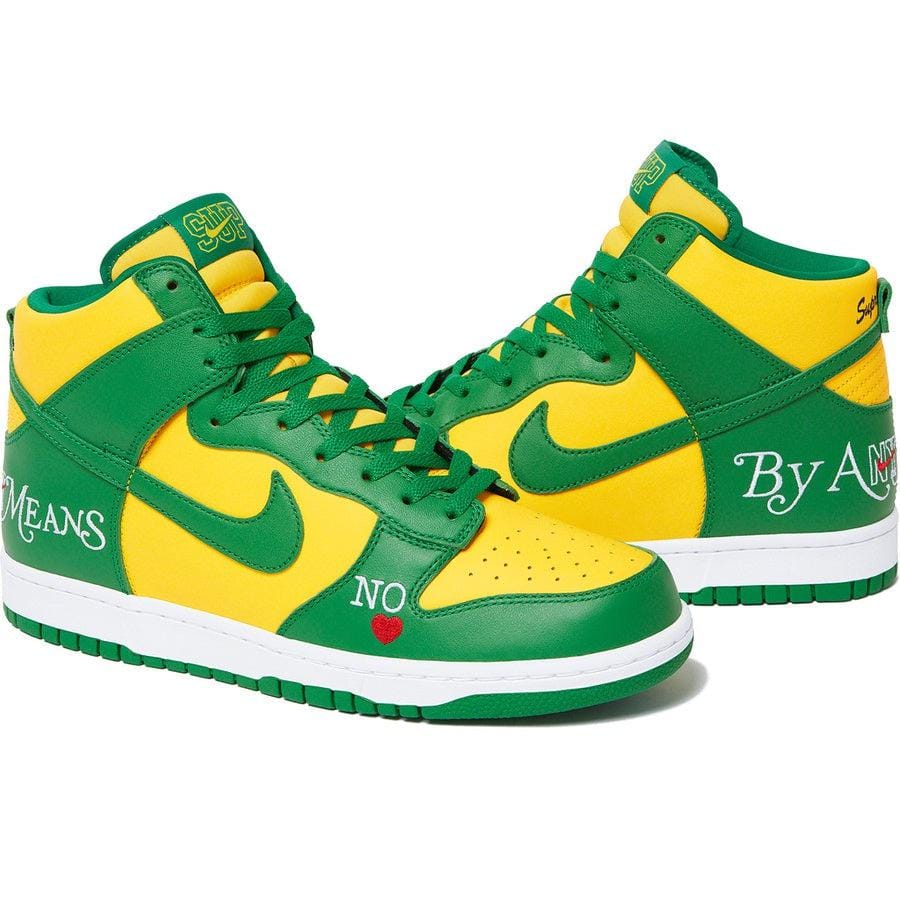 Nike Supreme®/Nike® SB Dunk High (Yellow)