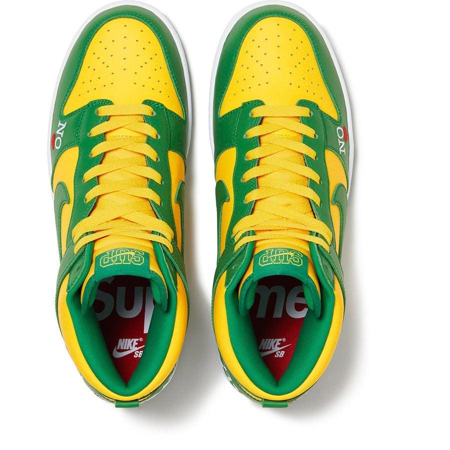 Nike Supreme®/Nike® SB Dunk High (Yellow)