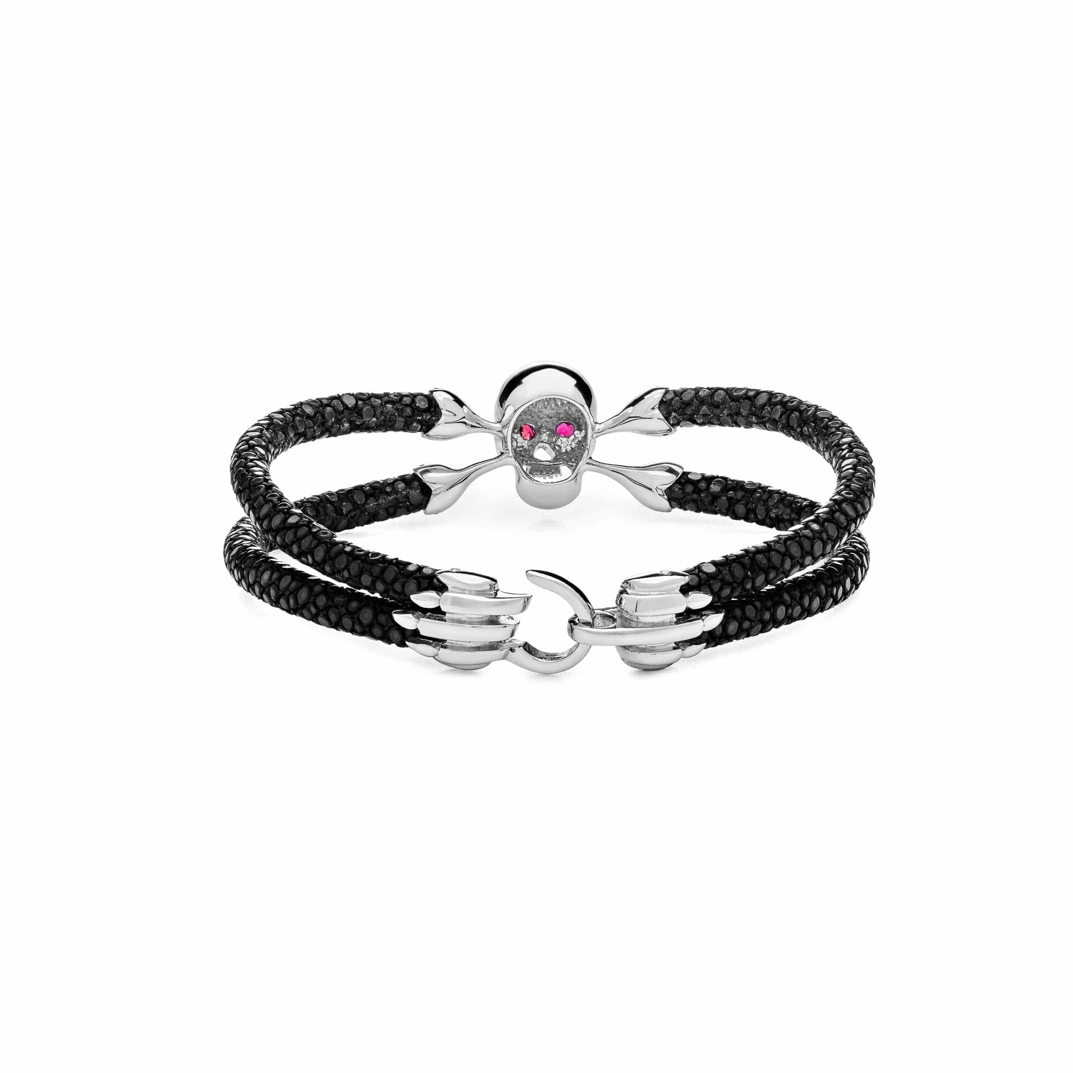 StingHD Skull & Crossbones Pure Silver Bracelet