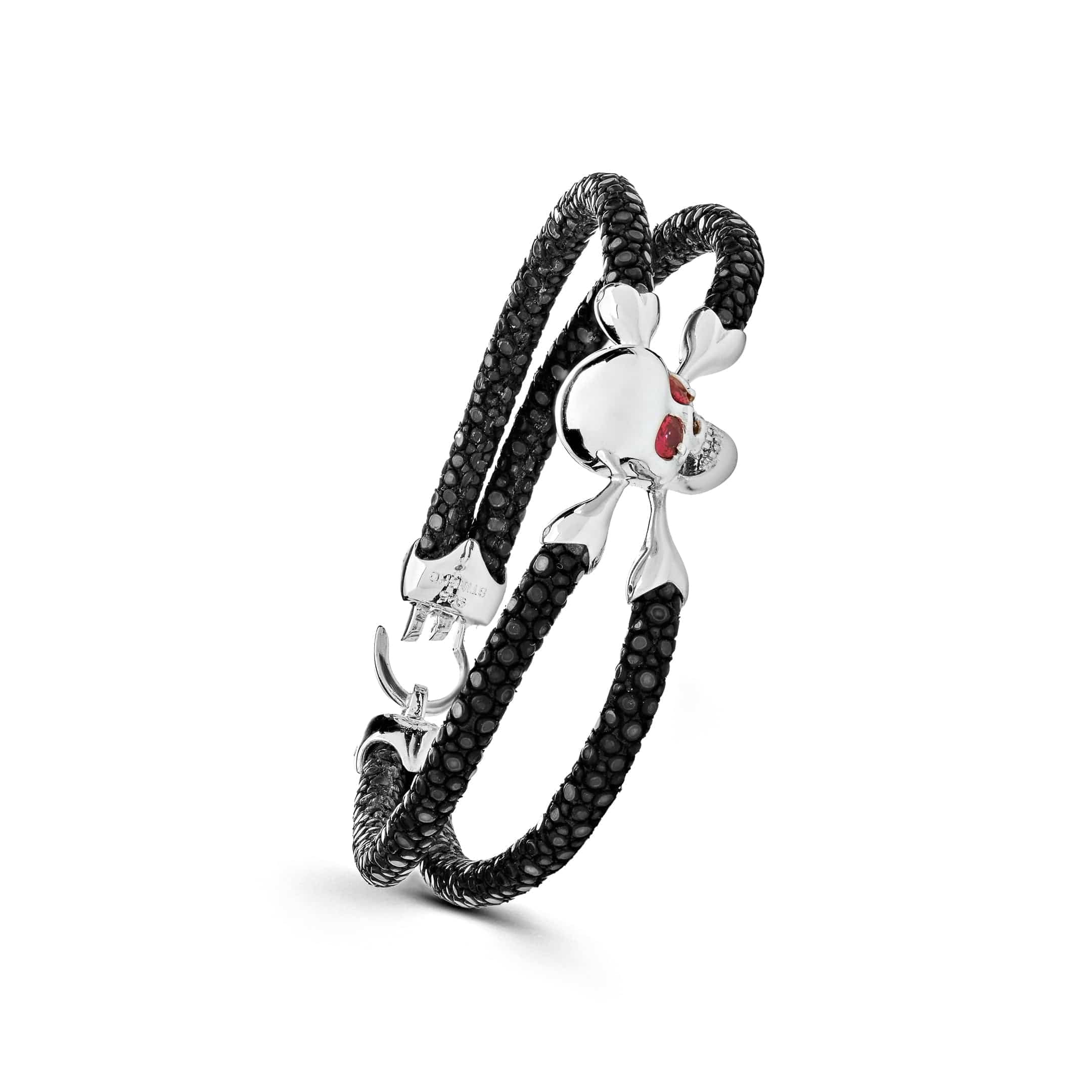 StingHD Skull & Crossbones Pure Silver Bracelet