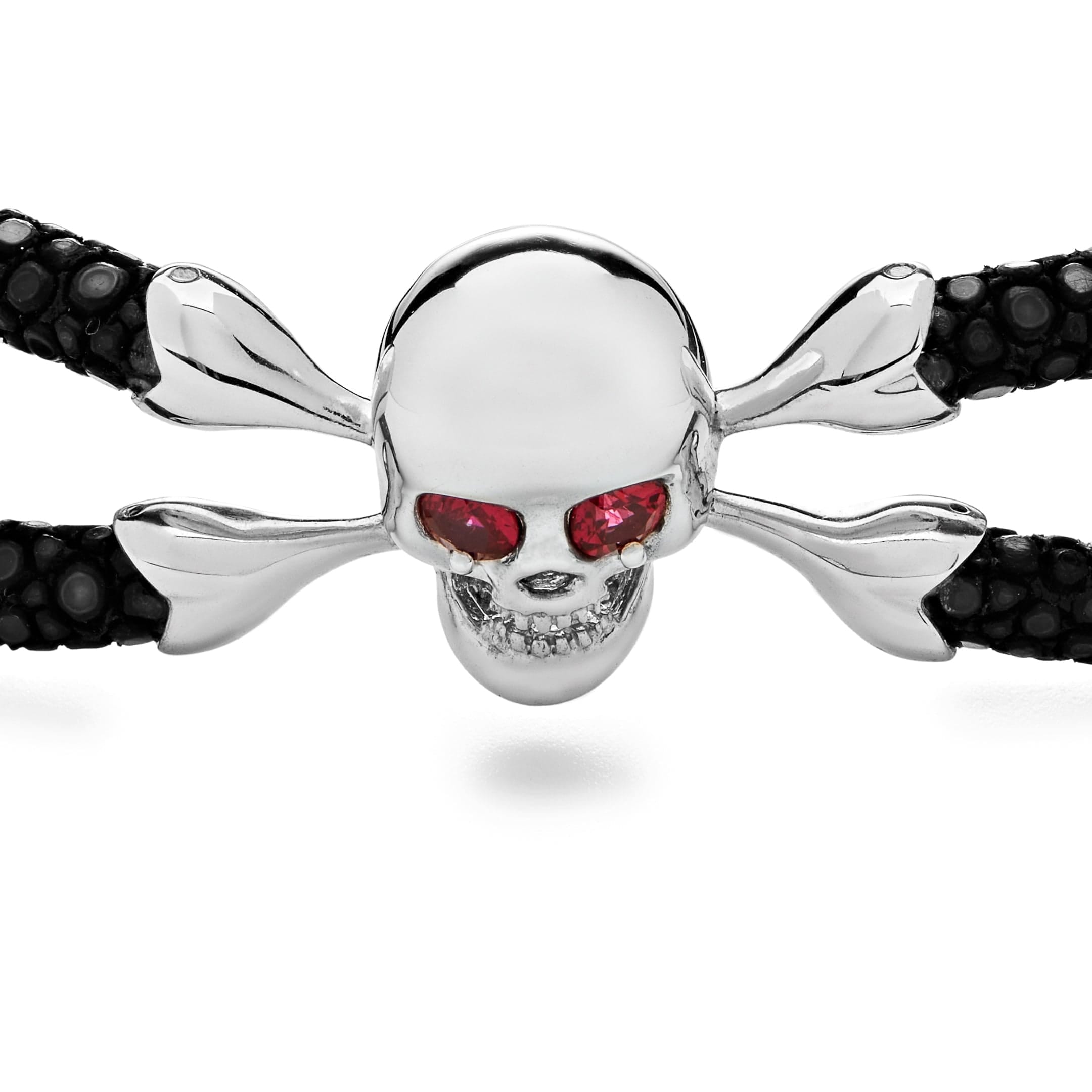 StingHD Skull & Crossbones Pure Silver Bracelet