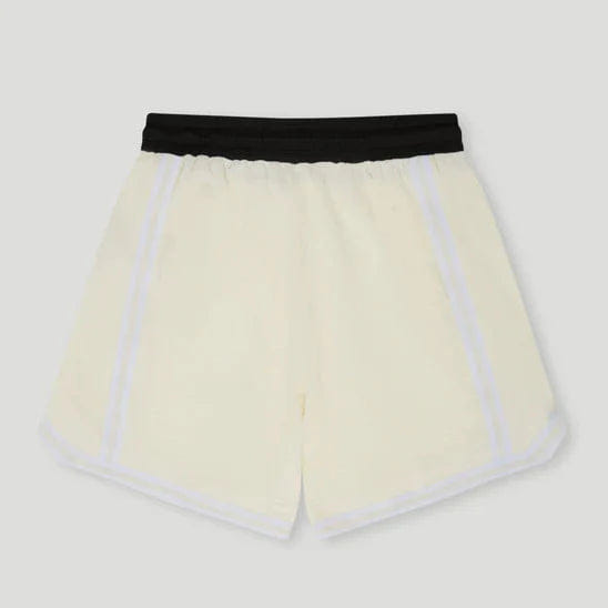 Geedup Emboss Mesh Shorts Cream