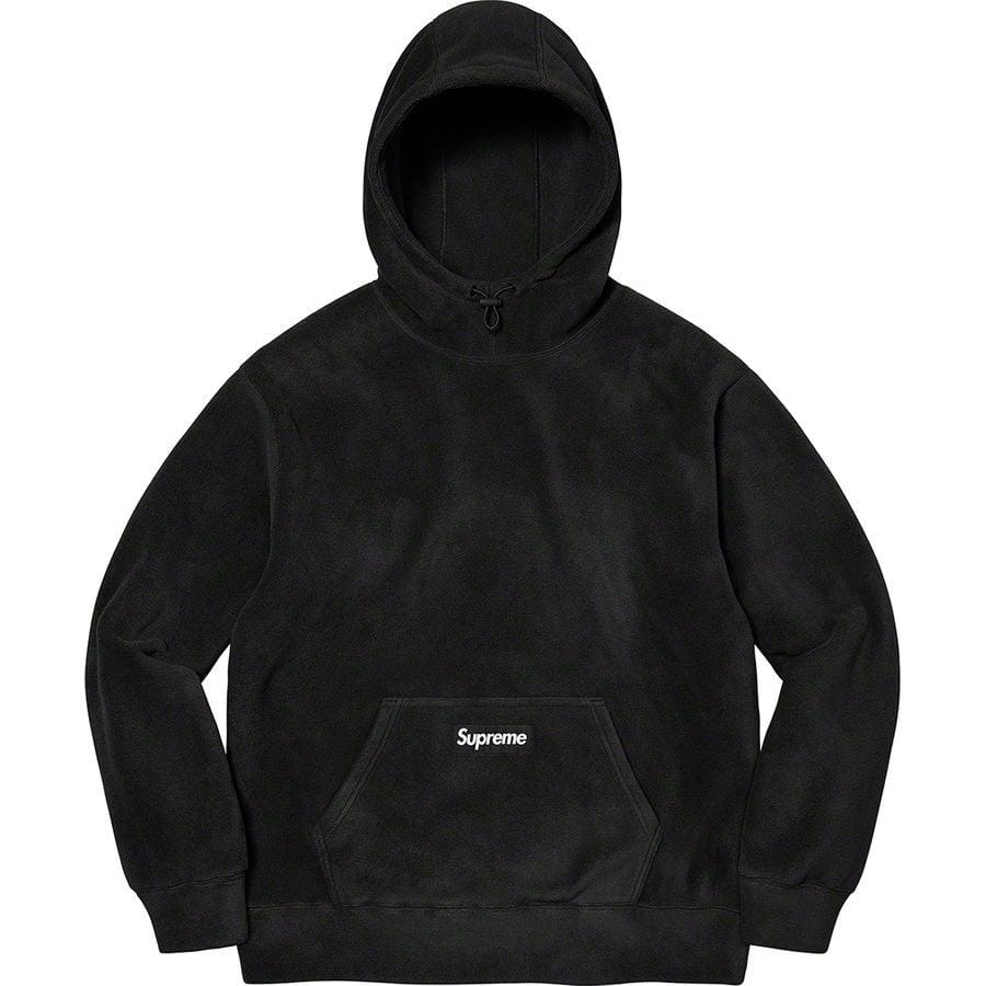 Supreme Polartec® Hooded Sweatshirt (Black)