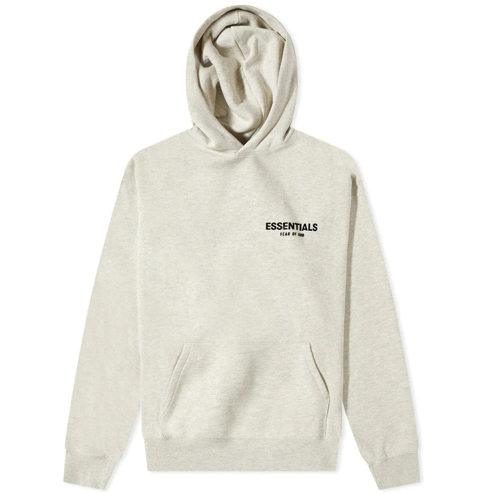 Fear Of God Essentials Pull-Over Hoodie Core 'Light Oatmeal' 2.0