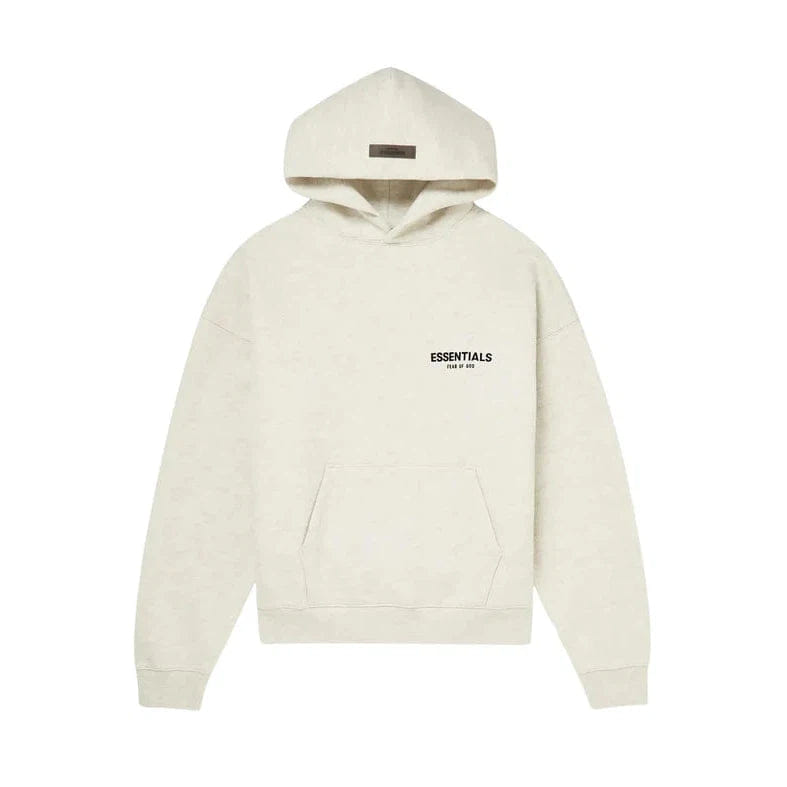 Fear Of God Essentials Pull-Over Hoodie Core 'Light Oatmeal' 2.0