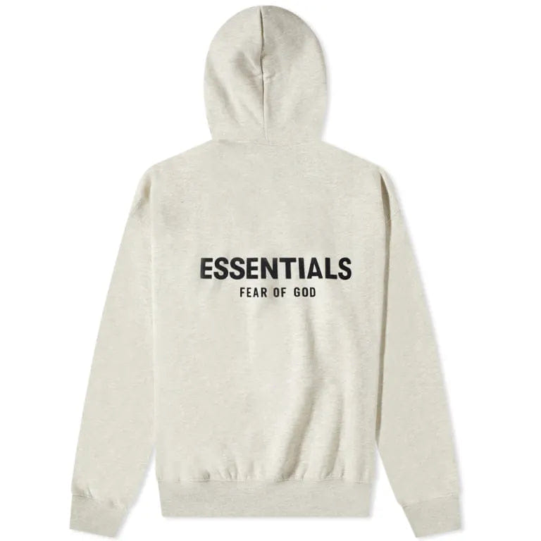 Fear Of God Essentials Pull-Over Hoodie Core 'Light Oatmeal' 2.0