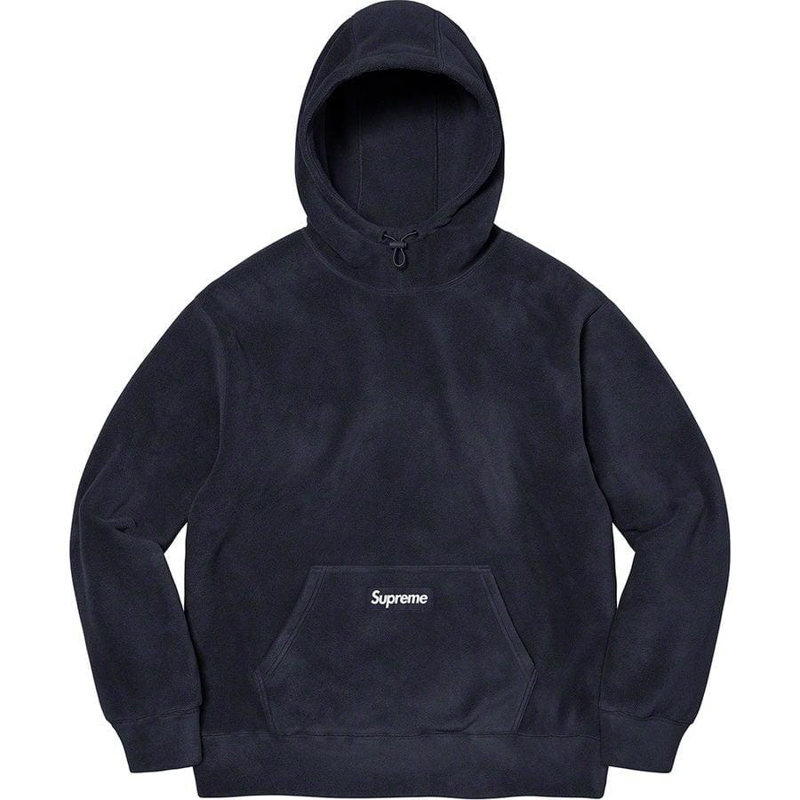 Supreme Polartec® Hooded Sweatshirt (Navy)