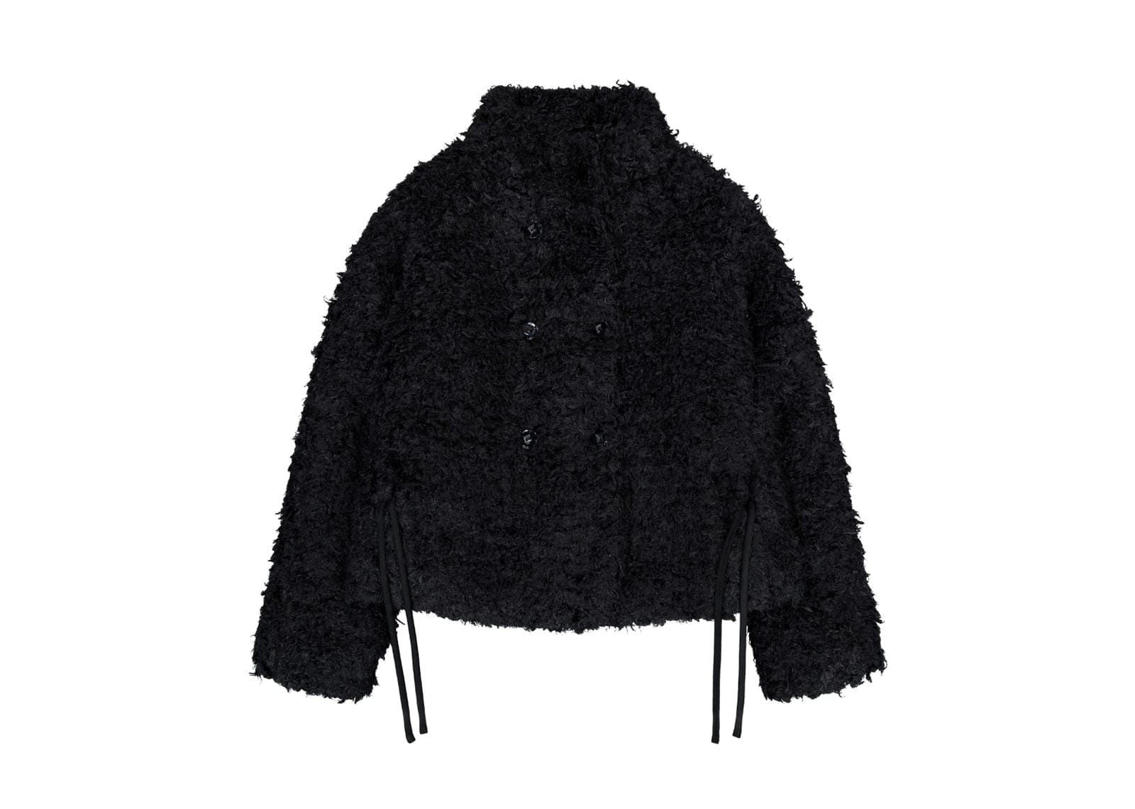 Coyseio Hairy Fur Jacket Black