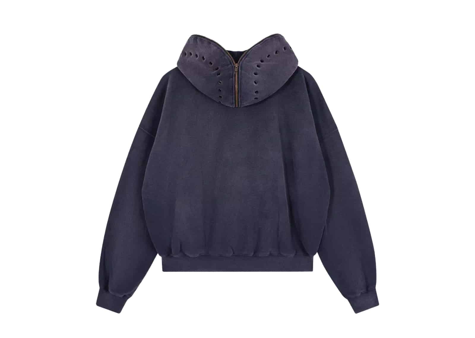 Tiesake Missing in Action Zip Up Hoodie Purple