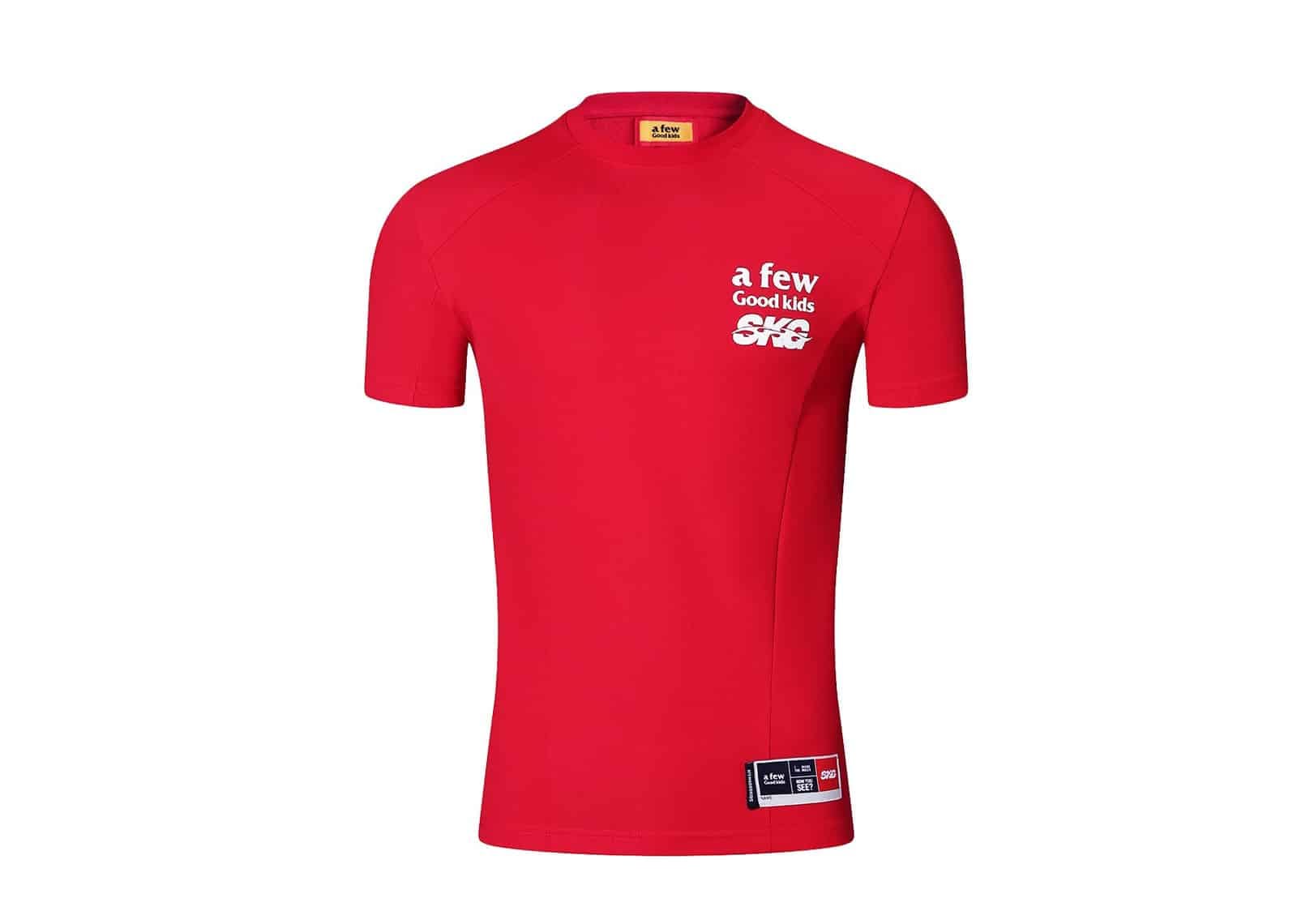 A Few Good Kids X Skunk Gallery Basic Sports Wind Drying Tee Red