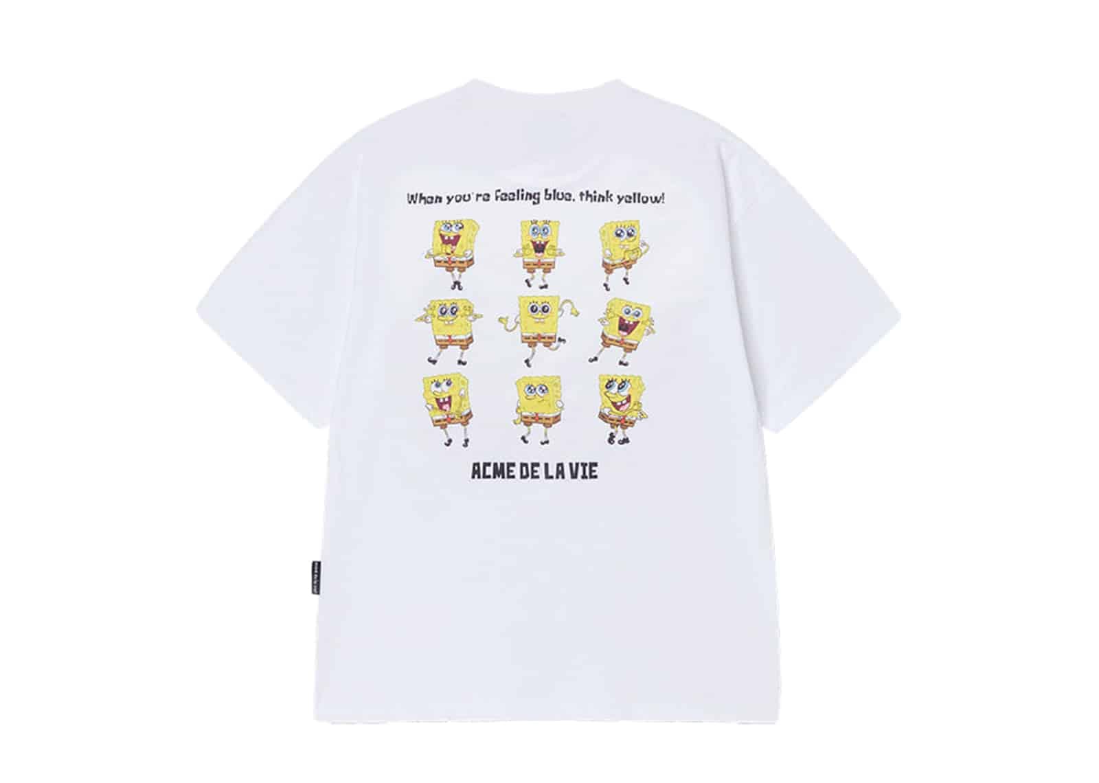 ACME DE LA VIE (ADLV) ADLV Happy Sponge Bob Tee White
