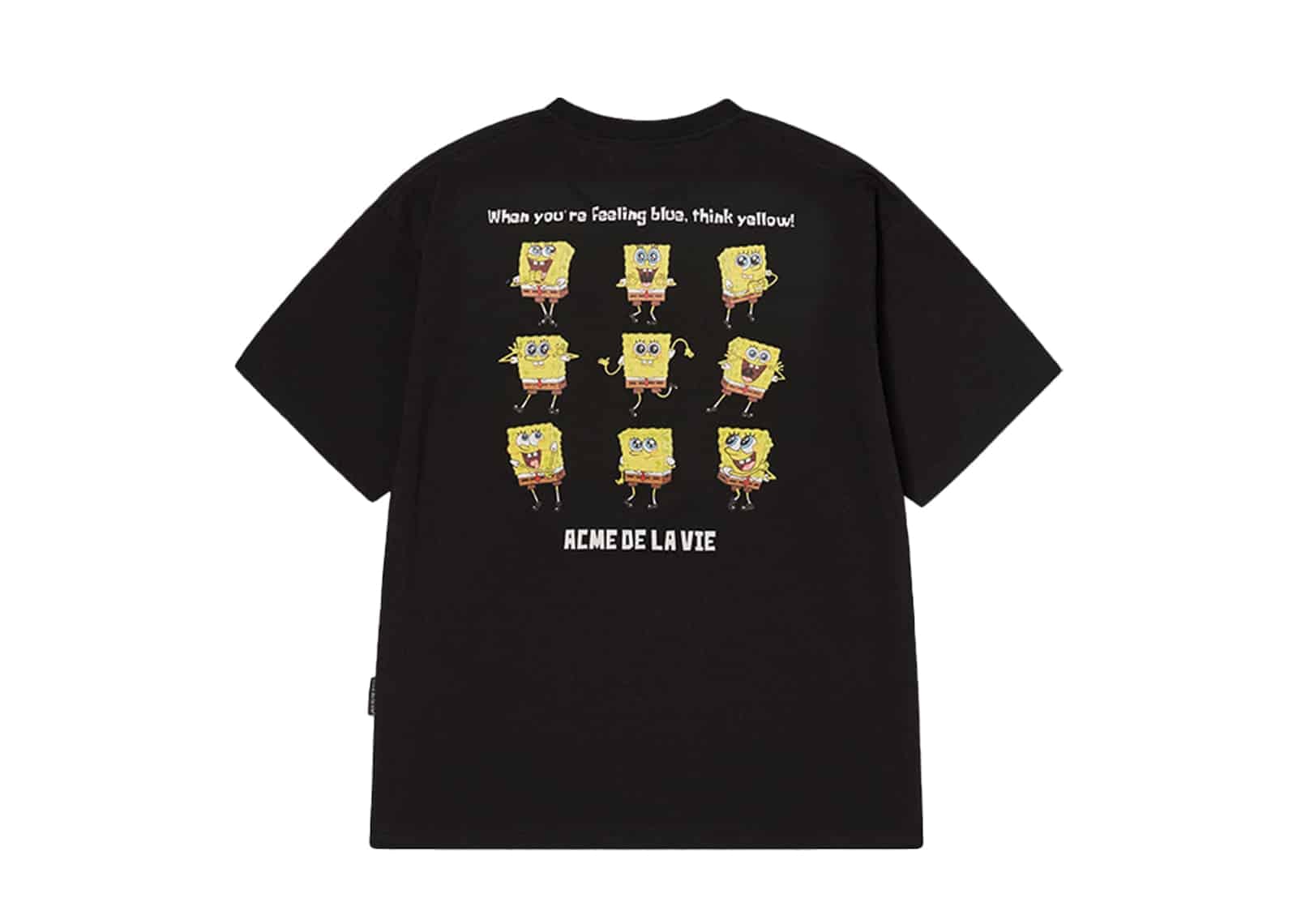 ACME DE LA VIE (ADLV) ADLV Happy Sponge Bob Tee Black