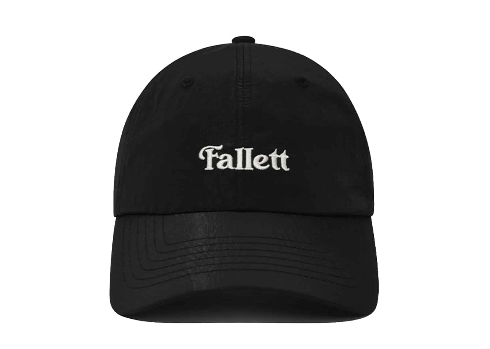 Fallett Nylon Story Logo Ball Cap Black