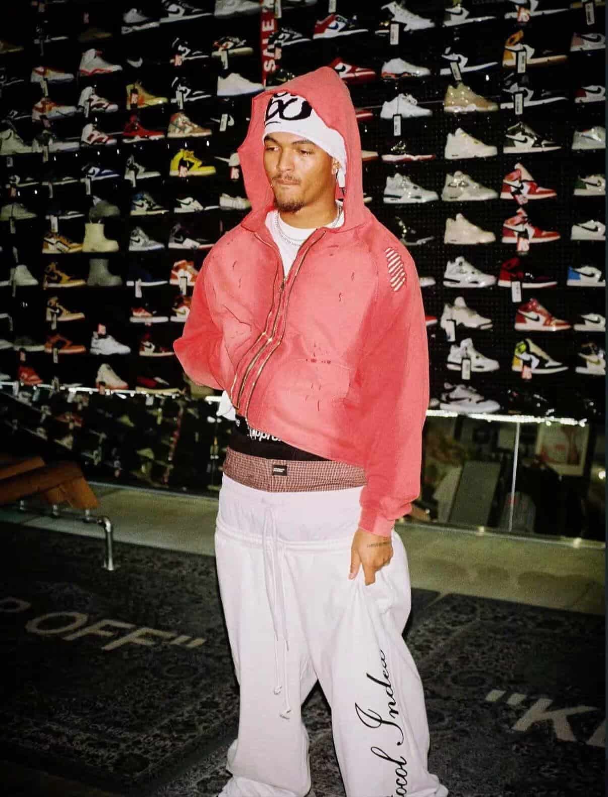 Karakoroo Multi Zip Up Hoodie Red