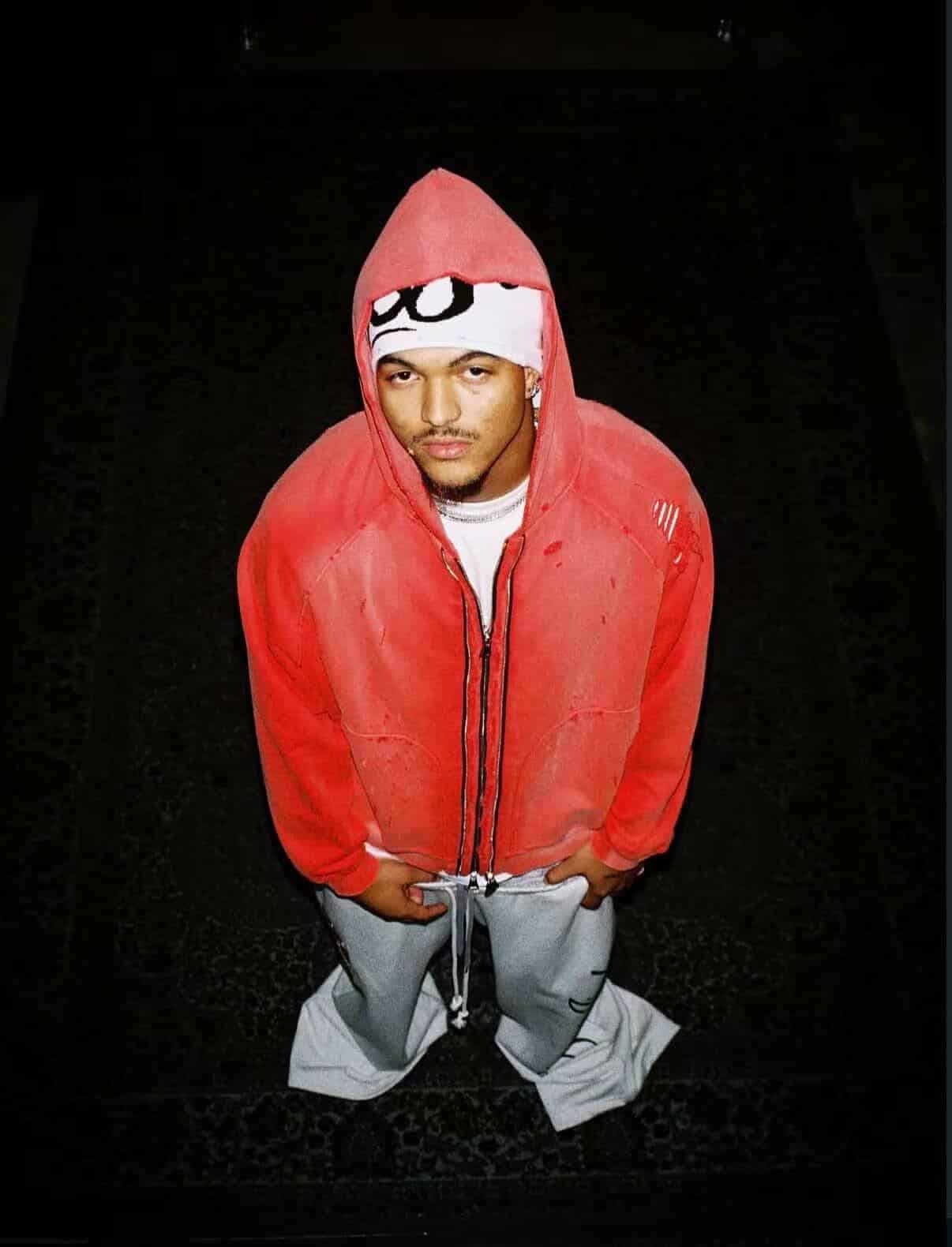Karakoroo Multi Zip Up Hoodie Red