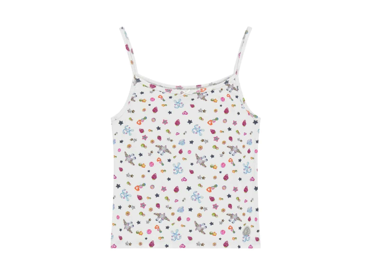 Coyseio Ema Tiny Friends Sleeveless Tee White