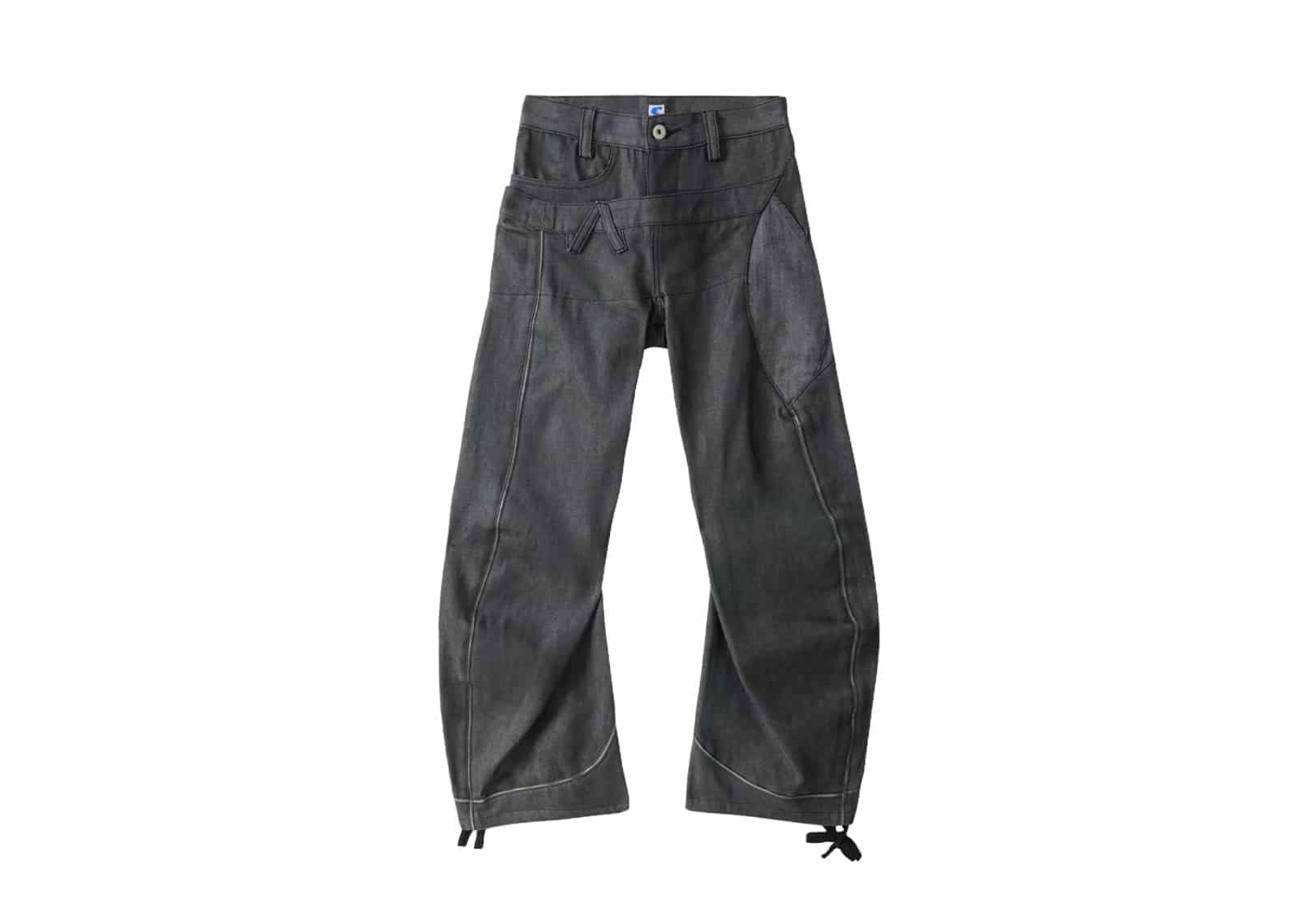 COUPURE Foliage Kendo Baggy Pants Black