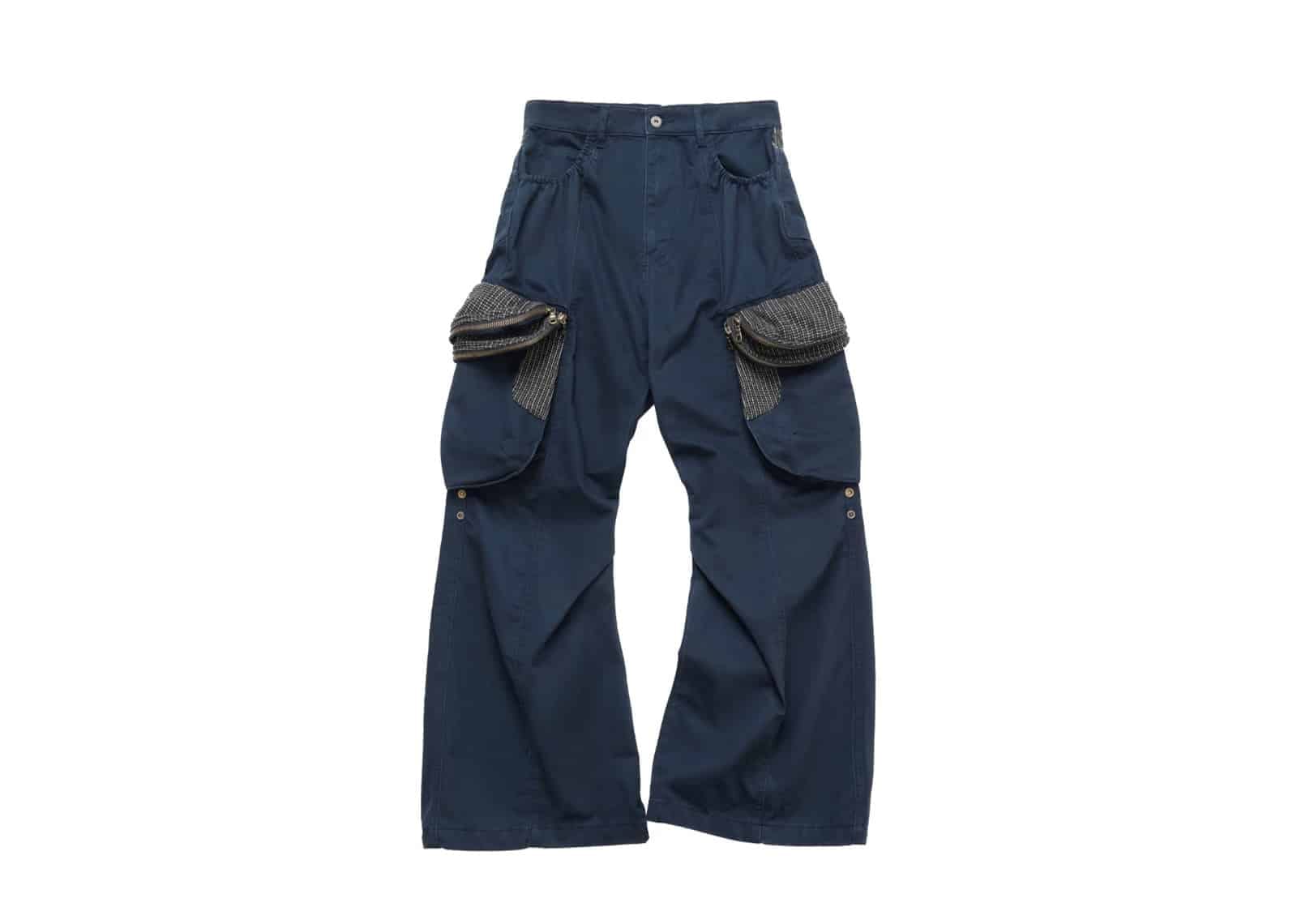 COUPURE Pitcher Plant Cargo Pants Blue