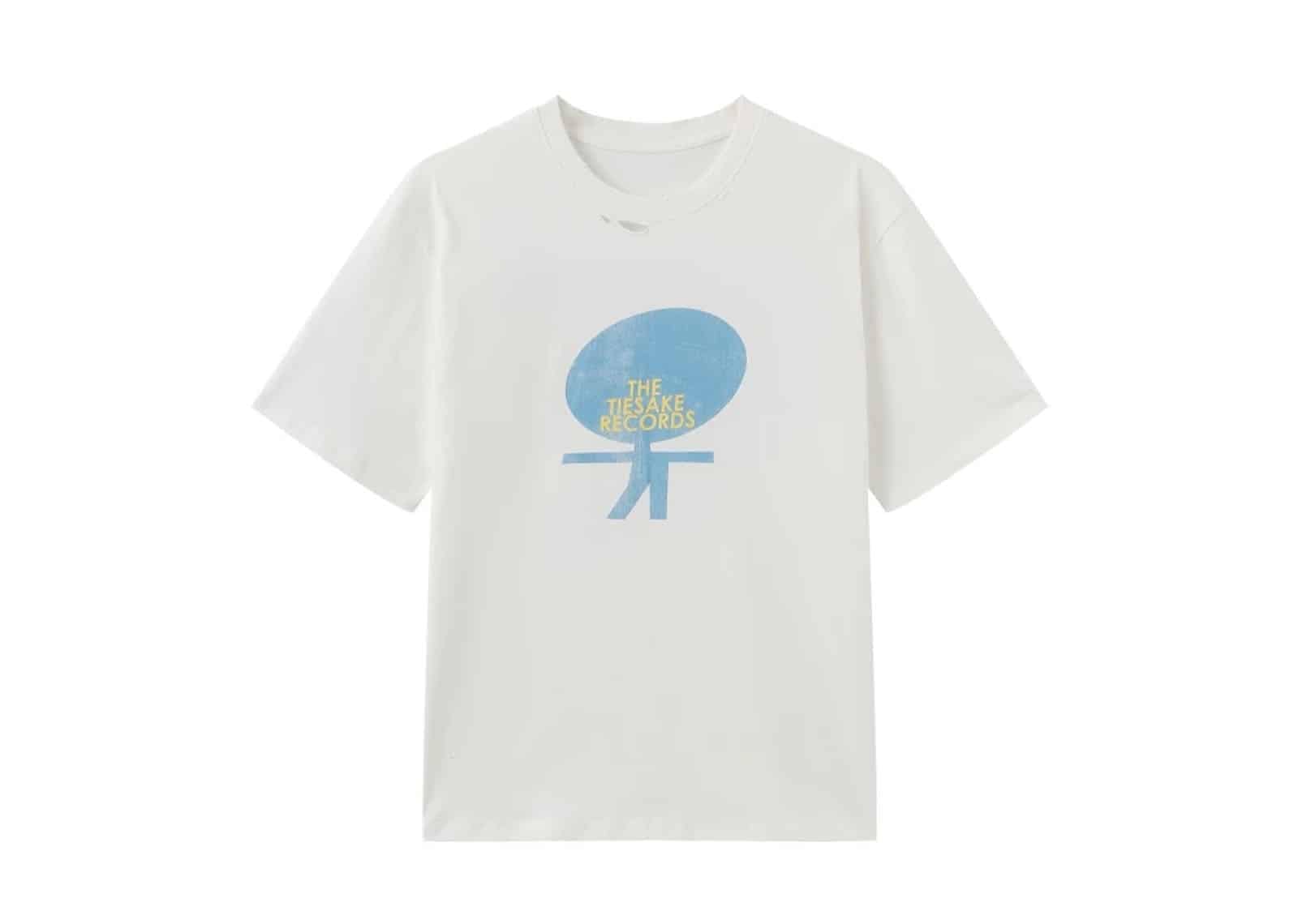 Tiesake Pool Keeper Records Tee White