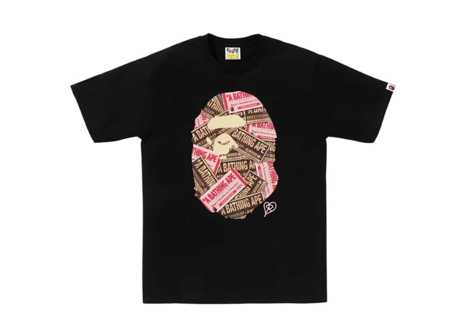 BAPE Chocolate Ape Head Tee Black