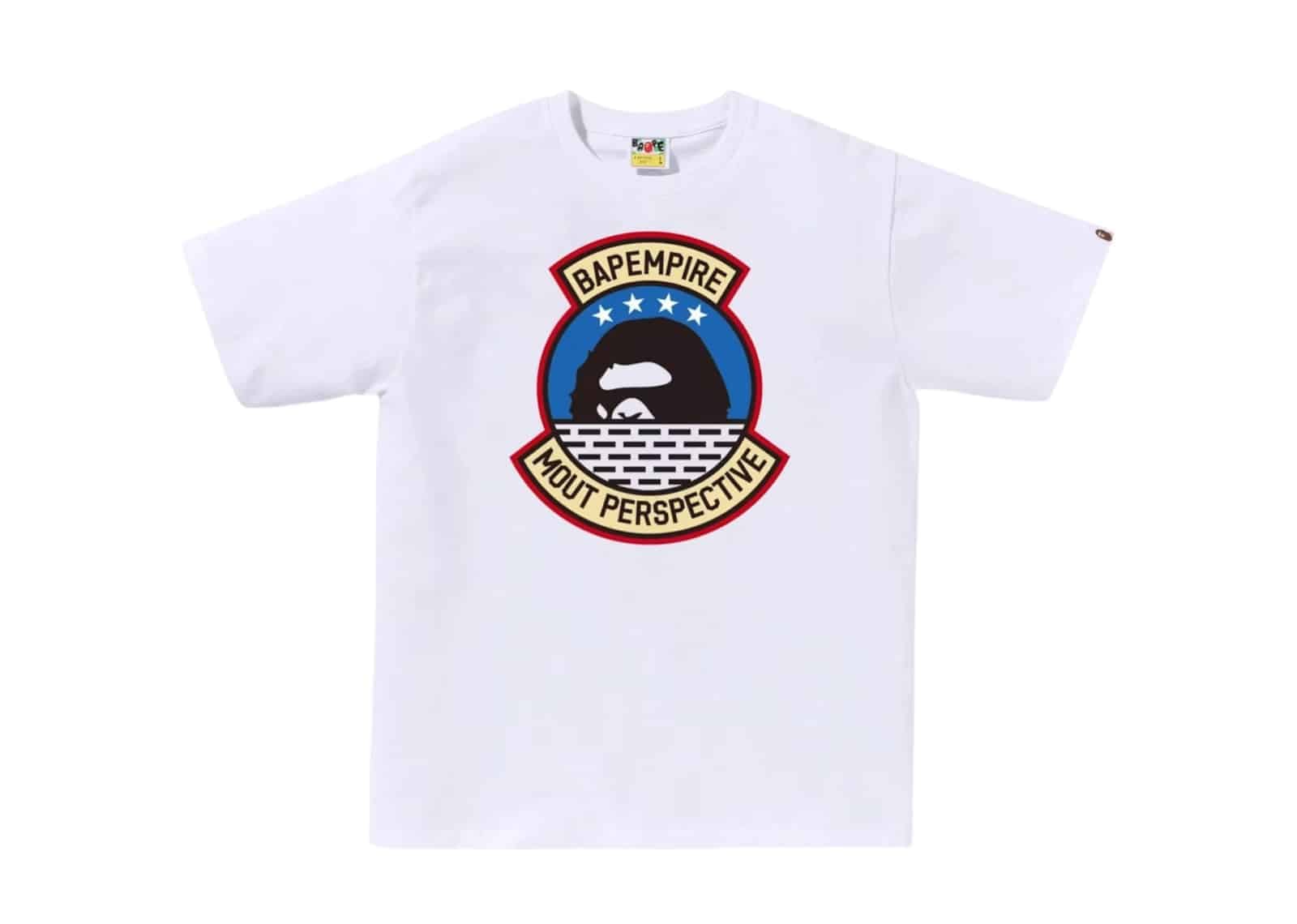 BAPE Bapempire Logo Tee White