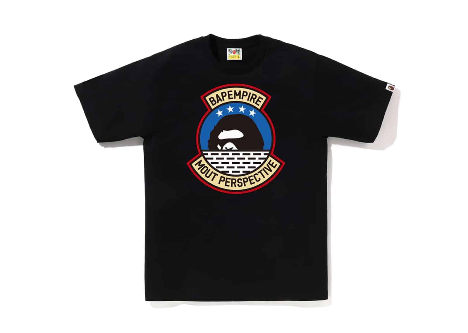 BAPE Bapempire Logo Tee Black