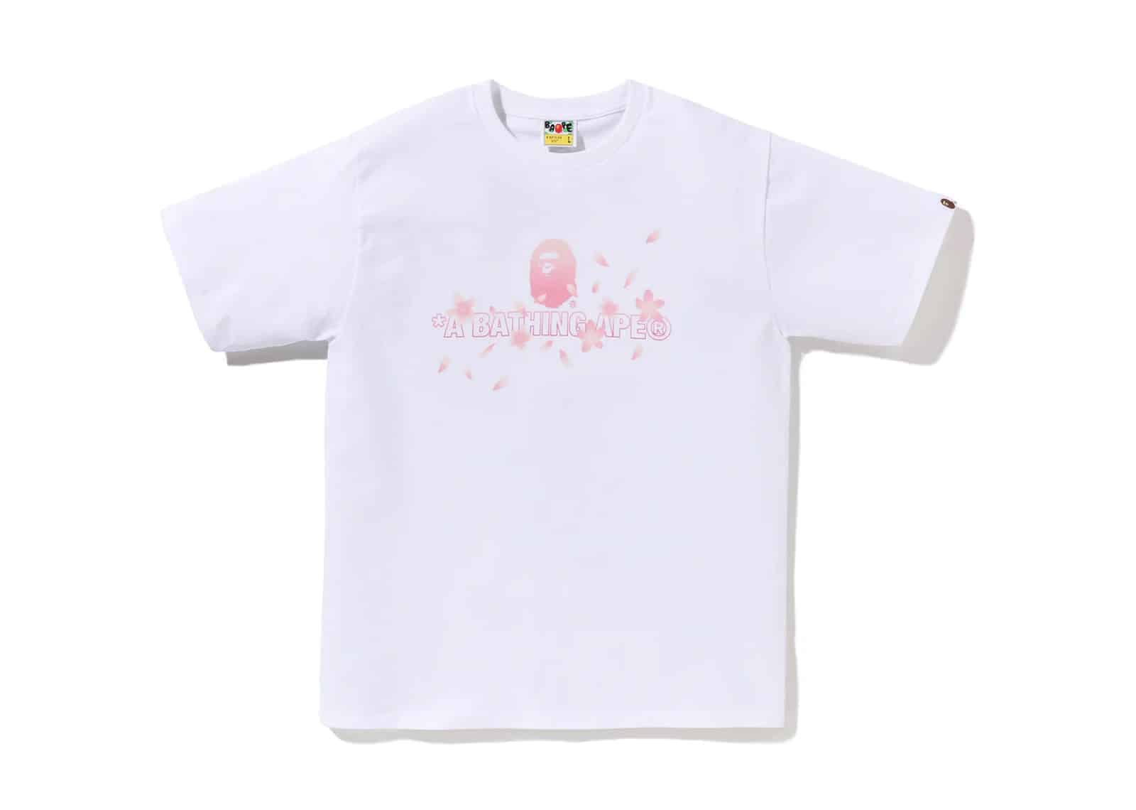 BAPE Sakura Logo Tee (SS26) White