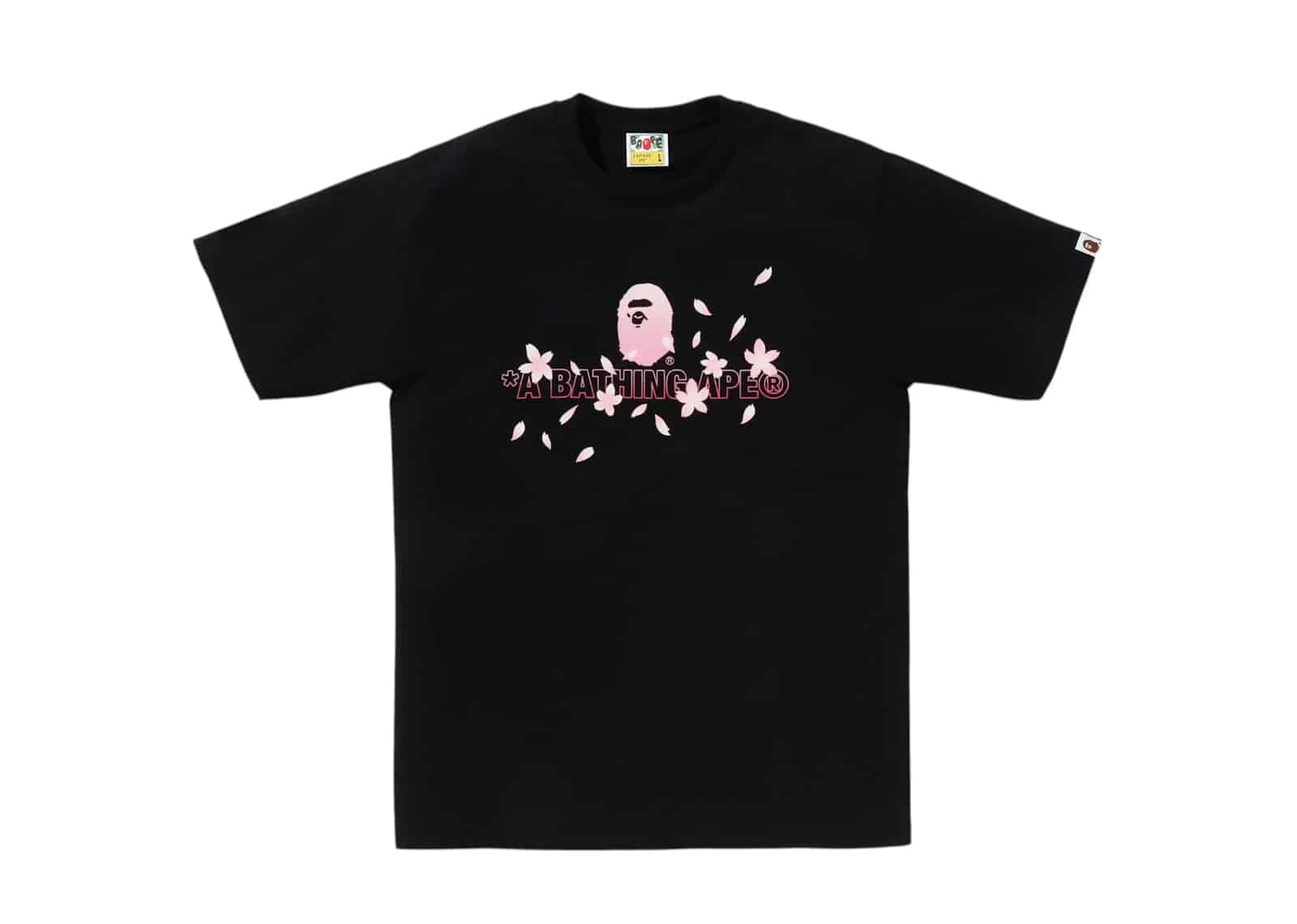 BAPE Sakura Logo Tee (SS26) Black