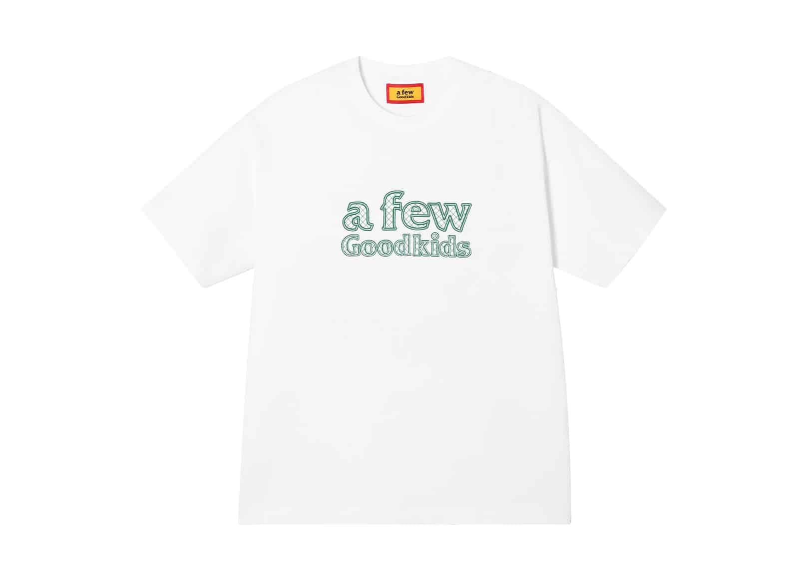 A Few Good Kids 26SS Hollow Out Embroidered Tee White
