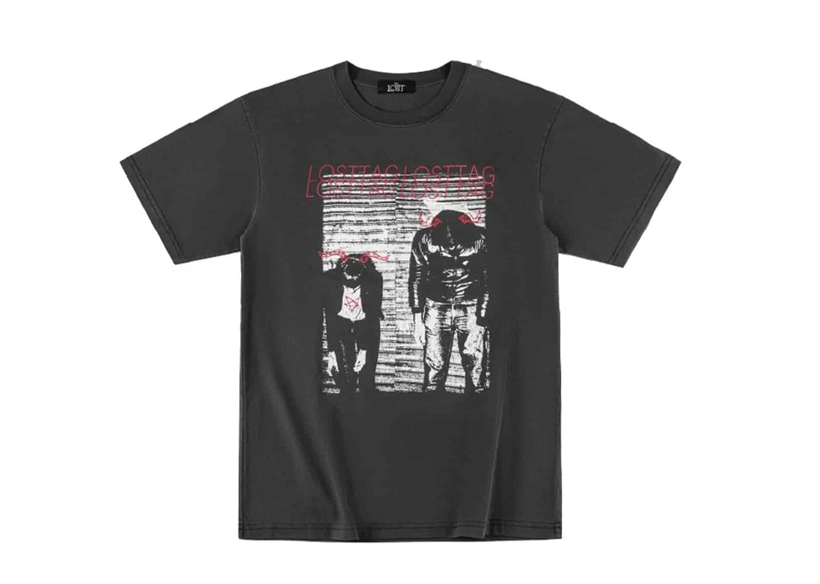 Lost Tag Crystal Castles Tee Black