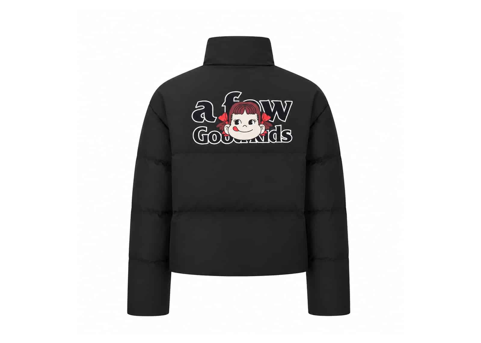 A Few Good Kids X Fujiya Peko Down Jacket Black