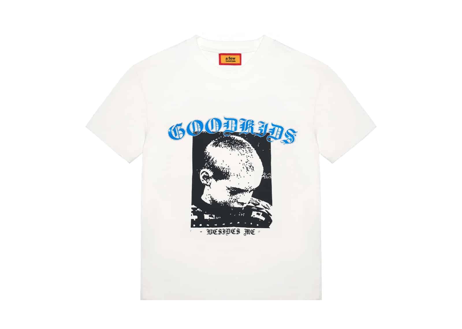A Few Good Kids 26SS Rhinestone Hot Stamped Tee White
