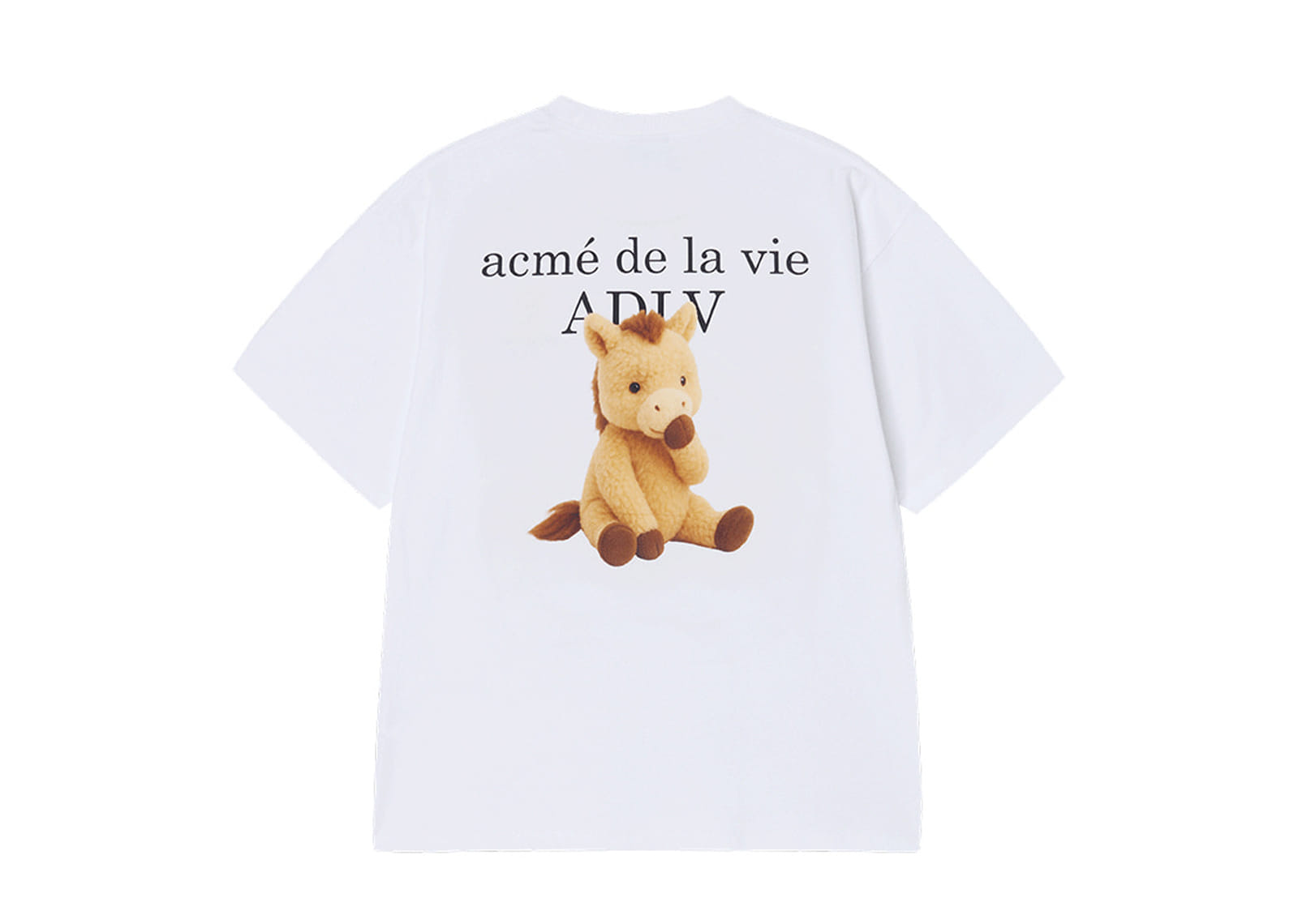 ACME DE LA VIE (ADLV) ADLV Horse Doll Tee White