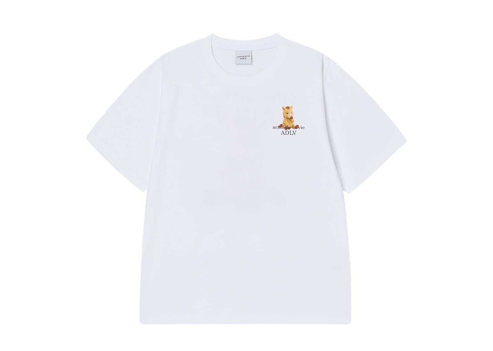 ACME DE LA VIE (ADLV) ADLV Horse Doll Tee White