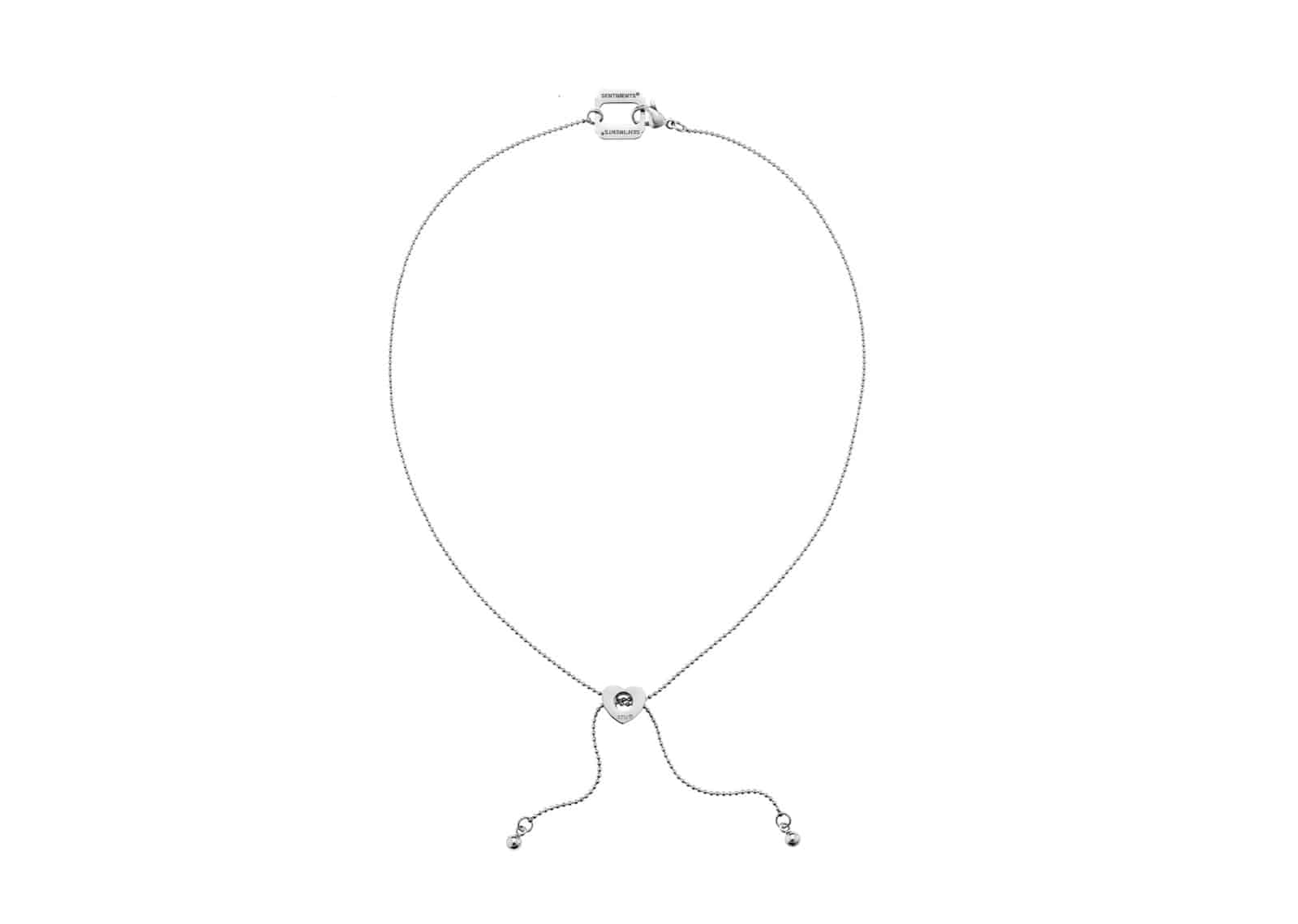 Sentiments Necklace Silver No.644
