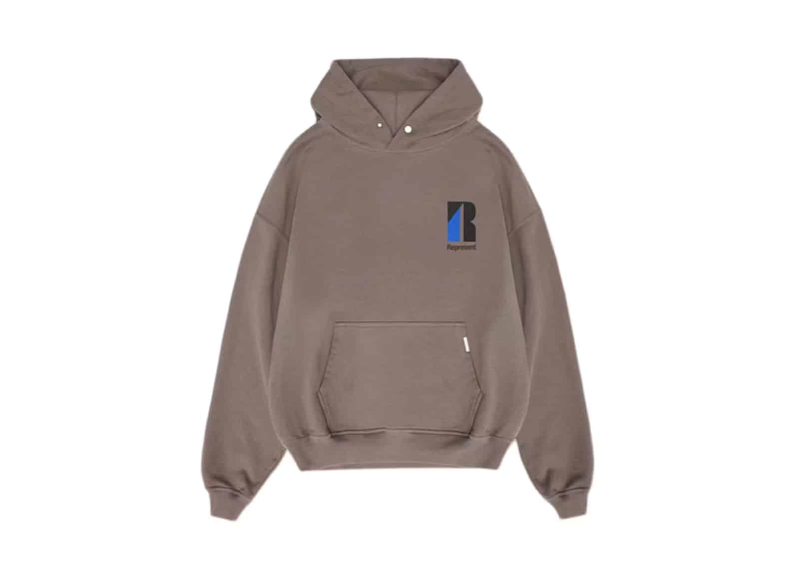 Represent Decade Of Speed Hoodie Wash Mushroom