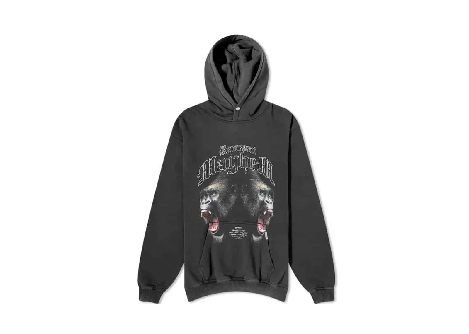 Represent Mayhem Hoodie Black
