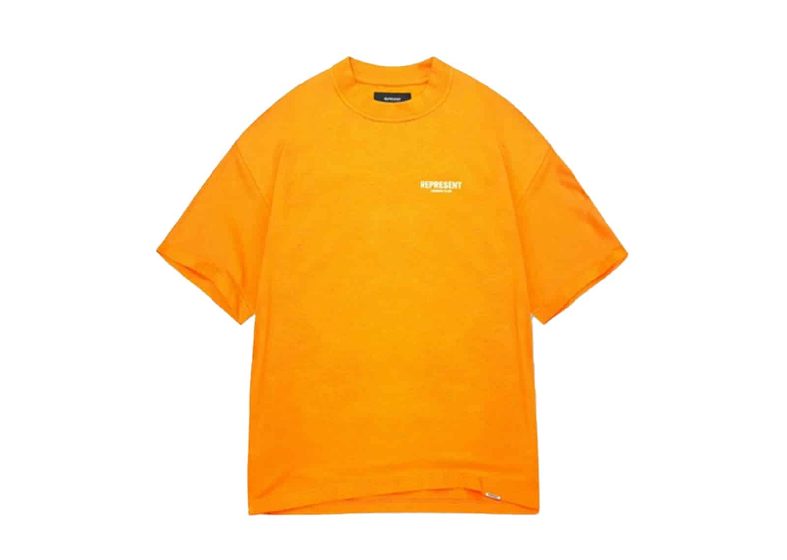 Represent Owners Club Tee Neon Orange