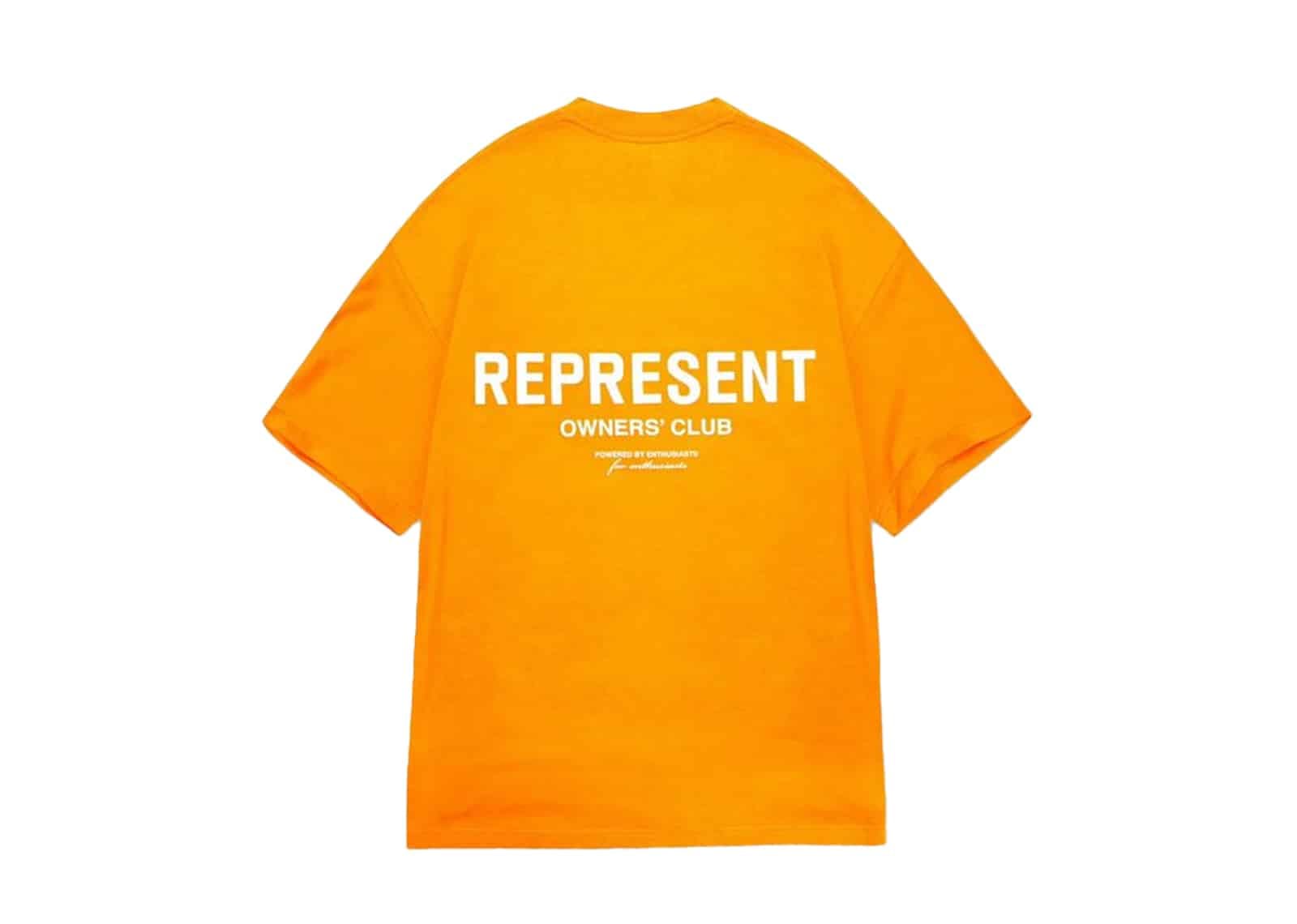 Represent Owners Club Tee Neon Orange