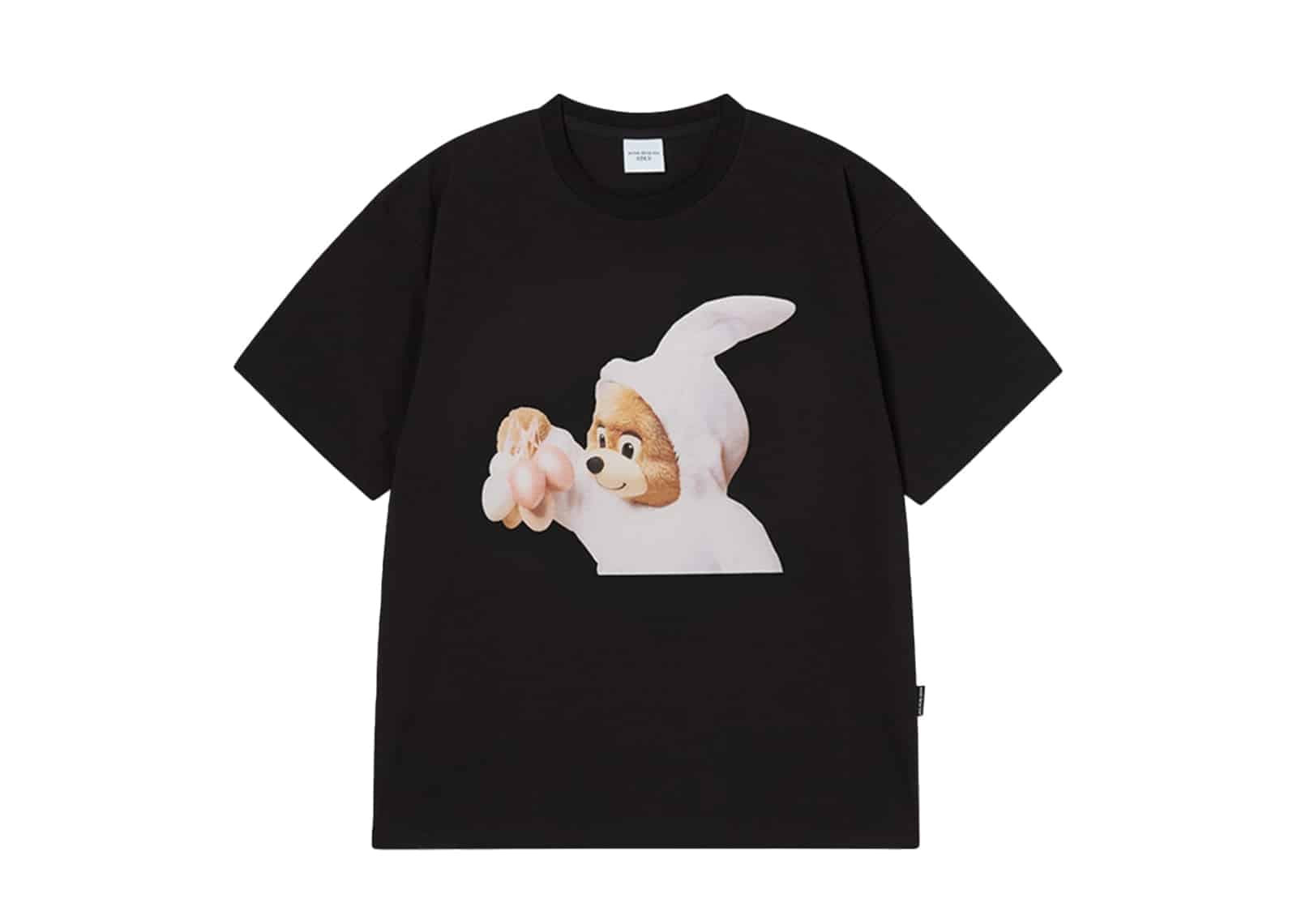 ACME DE LA VIE (ADLV) ADLV AC Bear Baby Face Bunny Tee Black