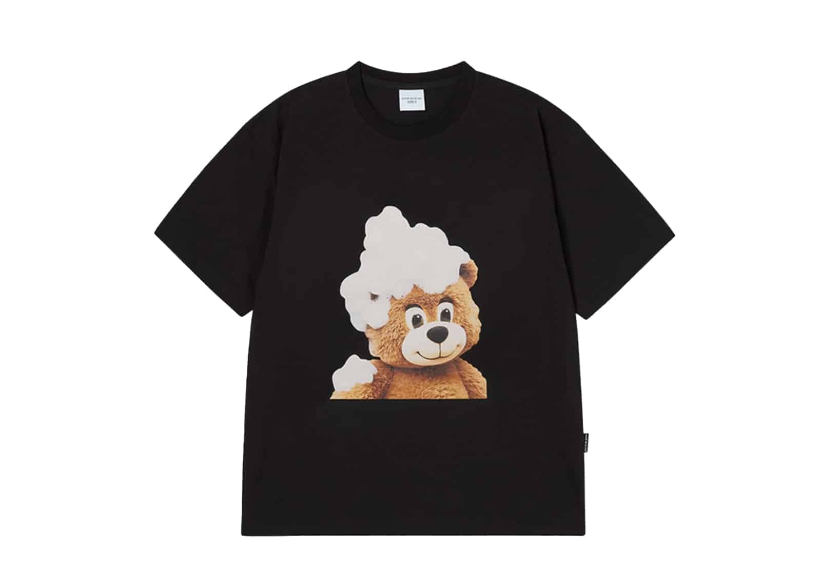 ACME DE LA VIE (ADLV) ADLV AC Bear Baby Face Bubble Tee Black