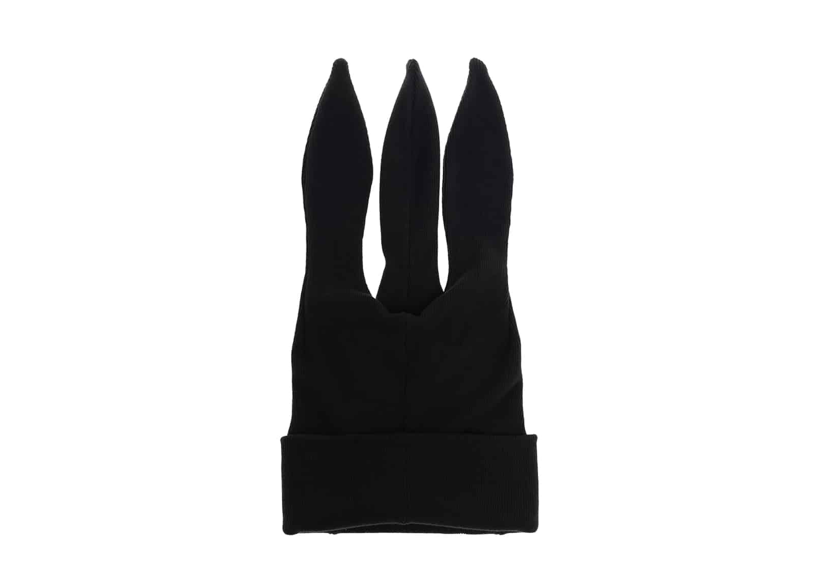 6CRAYON Multi-Way 3-Ear Knit Beanie Black