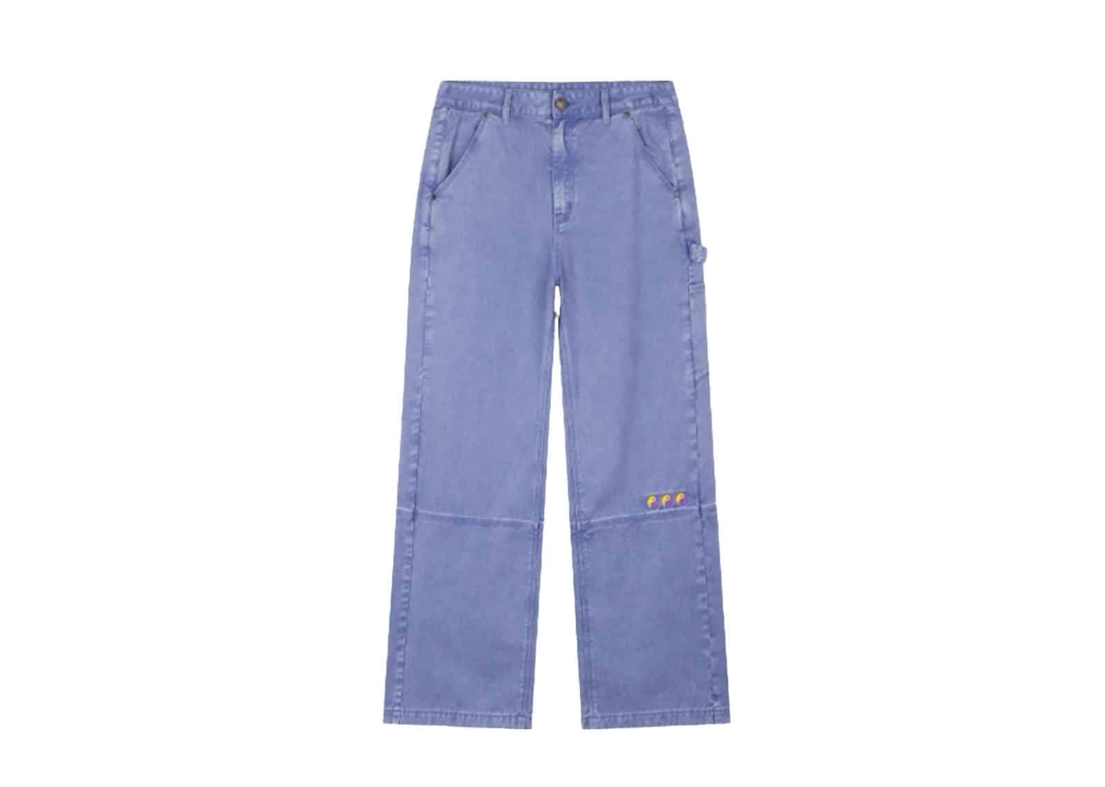 Tiesake Moleskin Vintage Cargo Pants Blue