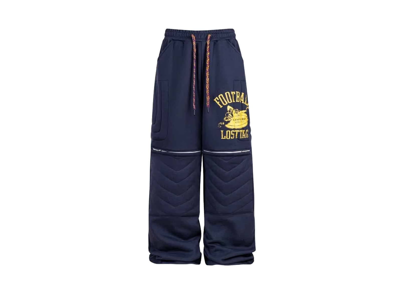 Lost Tag Rugby Knee Pad Pants Navy