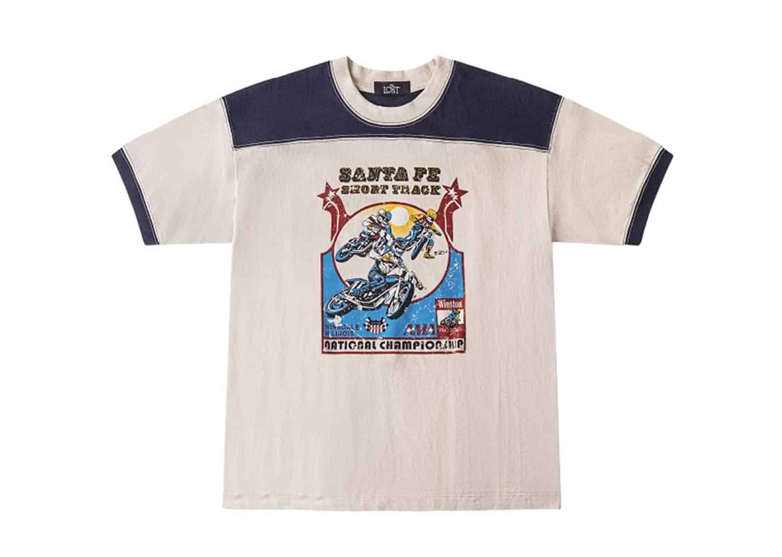 Lost Tag Racing Champ Graphic Tee Cream
